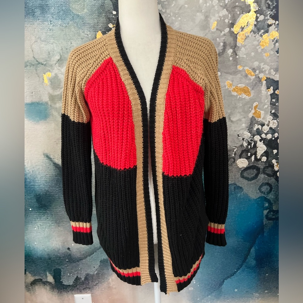 Stitches & Stripes | Color block Cardigan